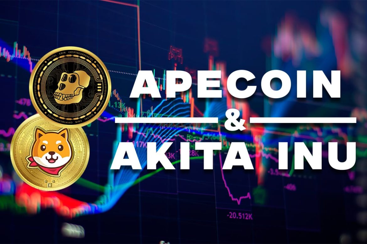 ApeCoin and Akita Inu: Akita Inu is testing last week’s low