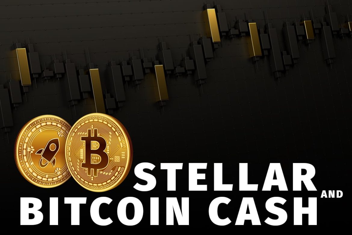 Stellar is recovering, Bitcoin Cash is back below $300.00