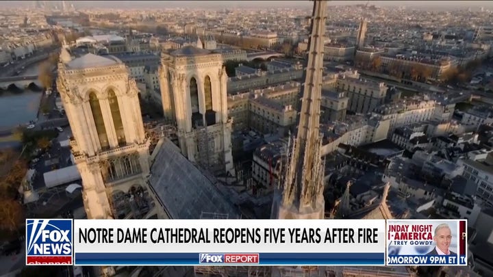 Notre Dame reopens as Trump rejoins world stage in France