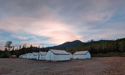 Figure 1 - Baptiste Nickel Project Camp, 2025 (CNW Group/FPX Nickel Corp.)