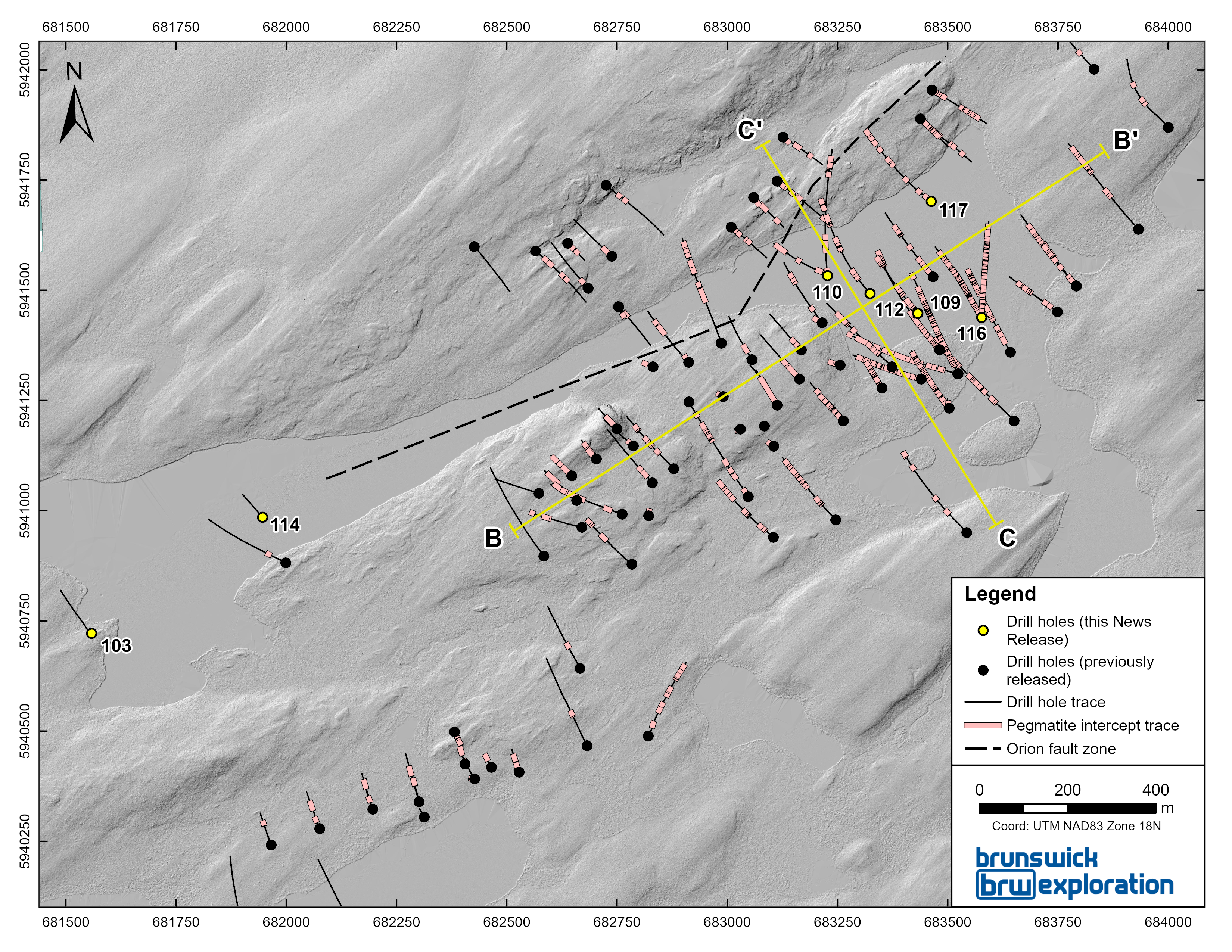 Figure 3: Location of Section B-B